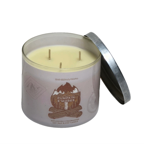 Bath & Body Works Other - Bath & Body Works Pumpkin S’mores 3-Wick Candle NWT